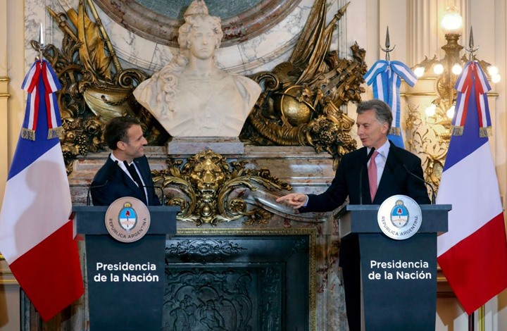 رئيسا الأرجنتين وفرنسا: سنبحث قضية خاشقجي بقمة الـ20