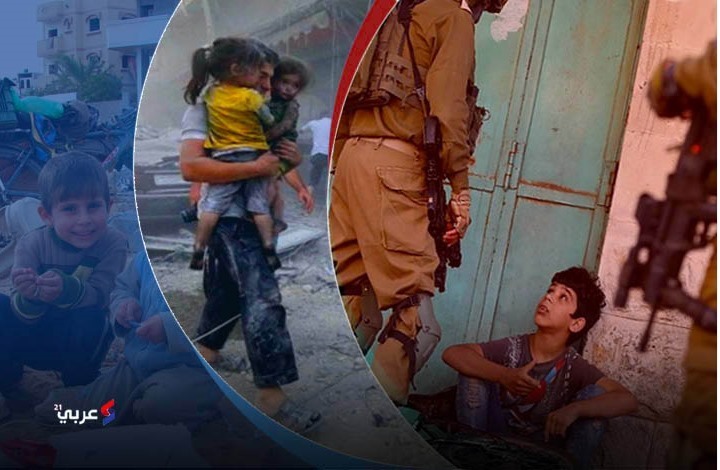 انتهاكات أطفال فلسطين وسوريا بيومهم العالمي (إنفوغراف)