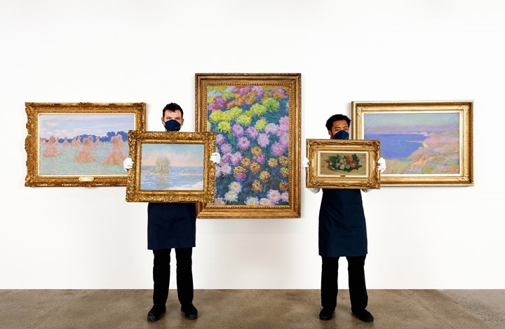 خمس لوحات لمونيه معروضة للبيع بقرابة 50 مليون دولار