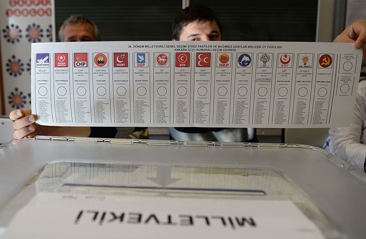 إعلان القائمة النهائية لمرشحي الانتخابات البرلمانية بتركيا