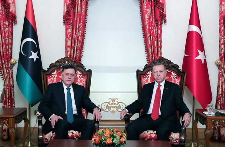 مباحثات بين أردوغان والسراج تتناول المستجدات الليبية