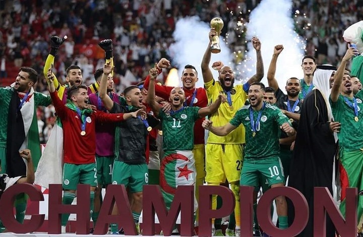 فلسطين حاضرة بنهائي كأس العرب ومدرب الجزائر يهديها اللقب