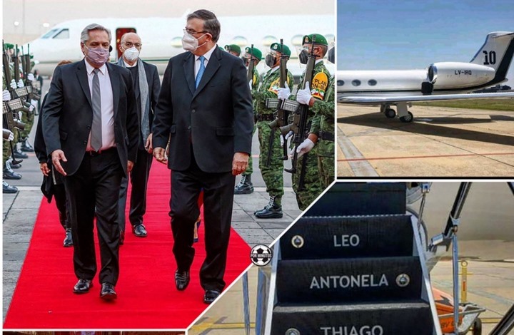 رئيس الأرجنتين يستأجر طائرة ميسي لأربعة أيام بملغ ضخم