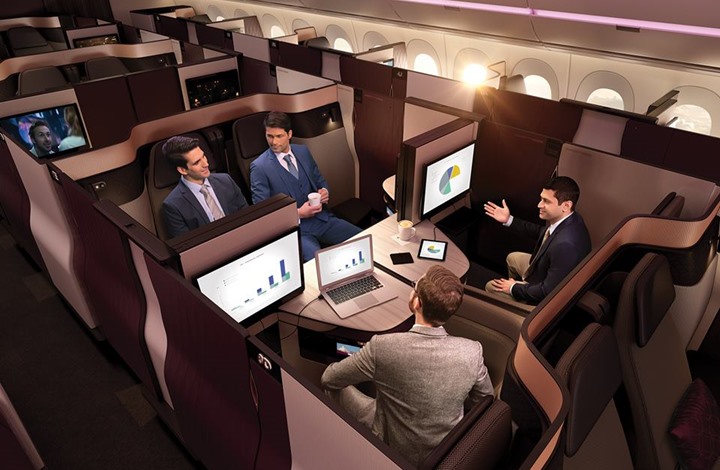 غسول الفم العرقي المخصص لدرجة رجال الأعمال في الخطوط الجوية القطرية يقدم Comertinsaat Com