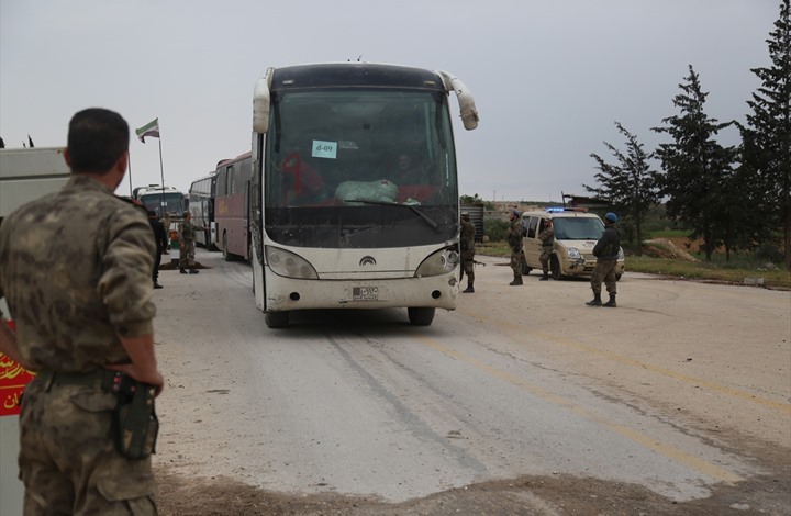 وصول القافلة 17 لريف حلب الشمالي من دوما.. وتجهيز لأخرى