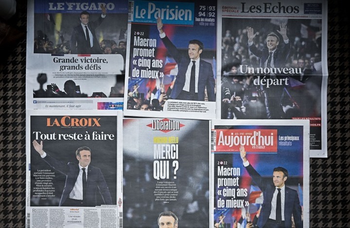 كيف تناولت الصحافة الفرنسية فوز ماكرون بانتخابات الرئاسة؟
