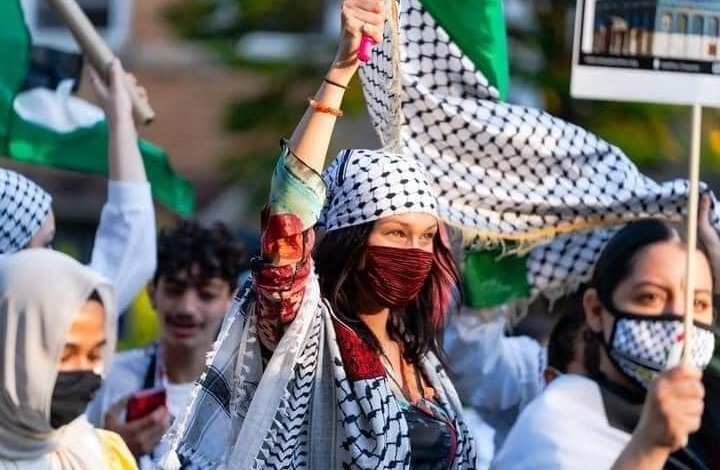 تحريض إسرائيلي ضد بيلا حديد بسبب دعمها للفلسطينيين
