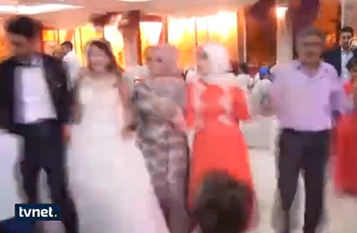 شاهد انفجارا خلال الاحتفال بعرس في تركيا (فيديو)