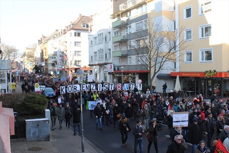 احتجاجات في المانيا ضد عقد مؤتمر تحالف يميني متطرف - 05- احتجاجات في المانيا ضد عقد مؤتمر تحالف يمين