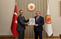 رئيس البرلمان التركي يلتقي مساعد راشد الغنوشي بأنقرة