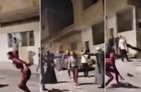 مشاجرة عنيفة بين عائلتين في الأردن أبطالها فتيات (فيديو)