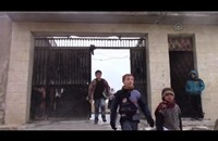 لقاء بتلاميذ إحدى المدارس السورية في مناطق المعارضة (فيديو)