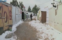 اللاجئون السوريين بلبنان في عين العاصفة الثلجية