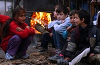حملة تلقيح ضد شلل الأطفال بمخيم اليرموك 