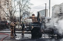 العاصمة الأوكرانية تتعرض لانفجارات قوية وقوات روسية تصلها 