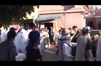 زواج جماعي في "تافراوت" المغربية بعد لقاءات "الصقر" (فيديو)