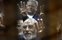 حكم بالإعدام على مرشد الإخوان بقضية غرفة عمليات رابعة