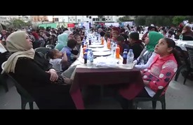 وقف الديانة التركي ينظم إفطارا جماعيا لألف يتيم في غزة