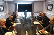 شكري يلتقي وزير خارجية الاحتلال خلال زيارته بروكسل