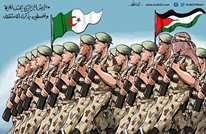 الجيش الجزائري يهتف لغزة وفلسطين بذكرى الاستقلال