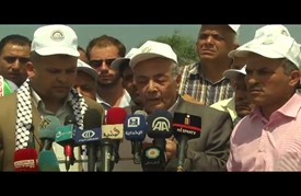 مظاهرات بغزة بسبب تضييق إسرائيل على تجار وأصحاب مصانع