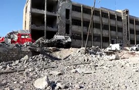 ناشطون: القنابل "الارتجاجية" جديد النظام السوري وروسيا في حلب